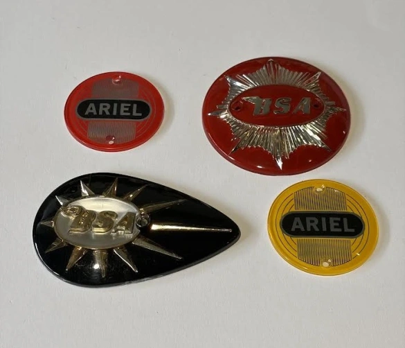 Petrol tank badges