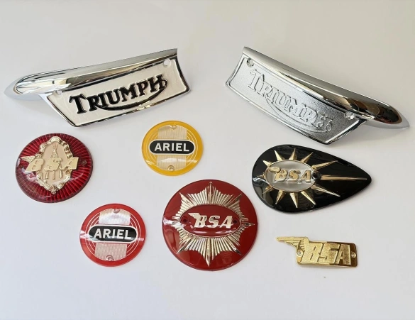 Petrol tank badges