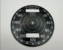 Speedo face 180 km/h Triumph