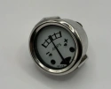 Ammeter white, metal case 