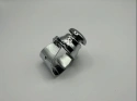 Horn push chrome, 22mm 