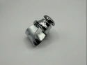 Horn push chrome 25mm/1