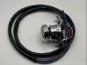 Light switch, large horn button, chrome