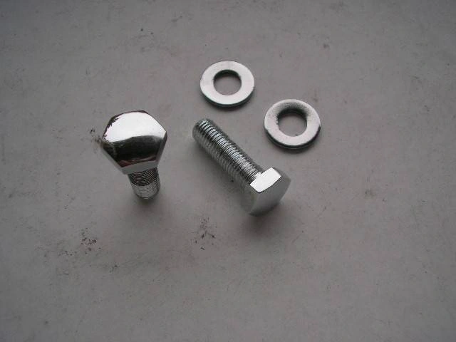 Headlamp bolts 5/16 chrome (2)