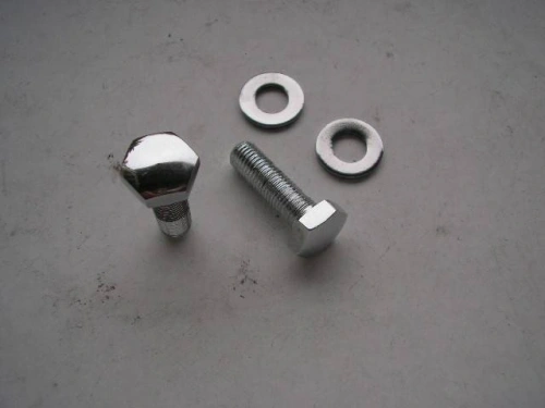 Headlamp bolts 5/16 chrome (2)