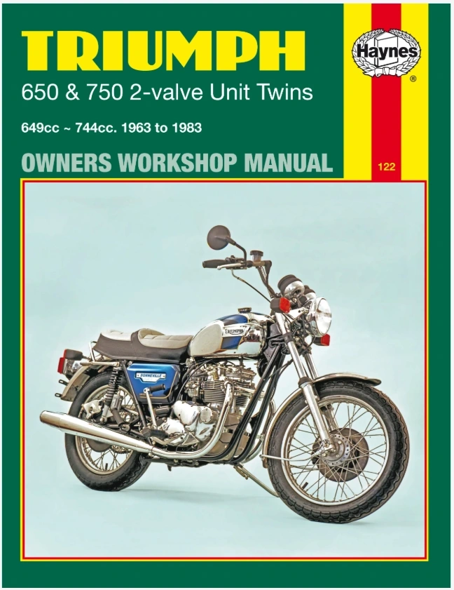 Triumph 650,750cc 2 valve unit twins 