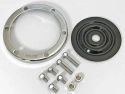 Altette horn chrome/corrugated kit