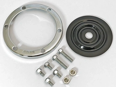 Altette horn chrome/corrugated kit