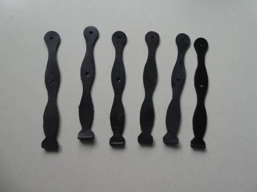 Rubber cable ties (6x) 95mm