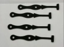 Rubber cable ties (4x) 95mm uk made