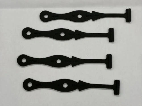 Rubber cable ties (4x) 95mm uk made