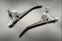 Brake and clutch lever set w. adjusters 