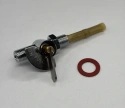 Fuel tap 1/4 x 1/4 ind.plate(open/closed)