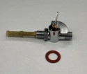 Fuel tap 1/4 x 1/4 ind.plate(open/closed)