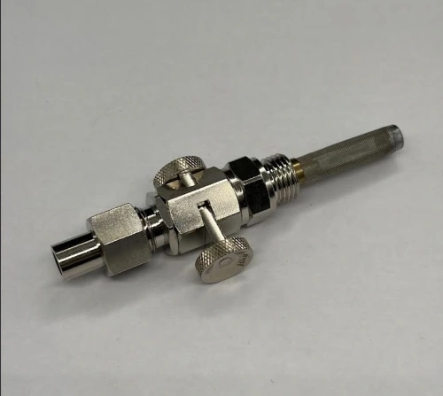 Fuel tap 1/4 x 1/4 Push