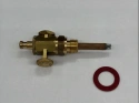 Fuel tap 1/4 push brass