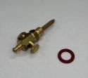 Fuel tap 1/4 push brass