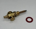 Fuel tap 1/4 push brass