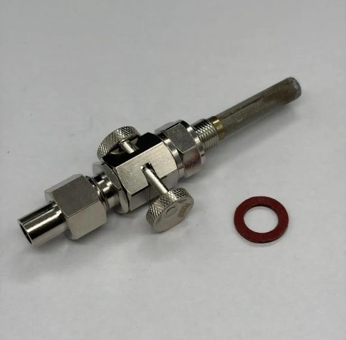 Fuel tap 1/4 x 1/8 Push