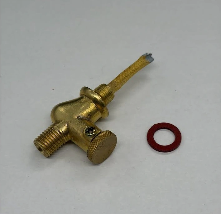 Fuel tap 1/4 x 1/8 brass pull