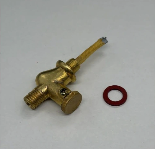 Fuel tap 1/4 x 1/8 brass pull