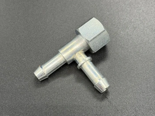 Union nut 1/4 & 1/4 spigot T