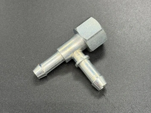 Union nut 1/4 & 1/4 spigot T