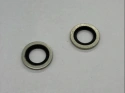 1/4 metal-rubber seal washer 
