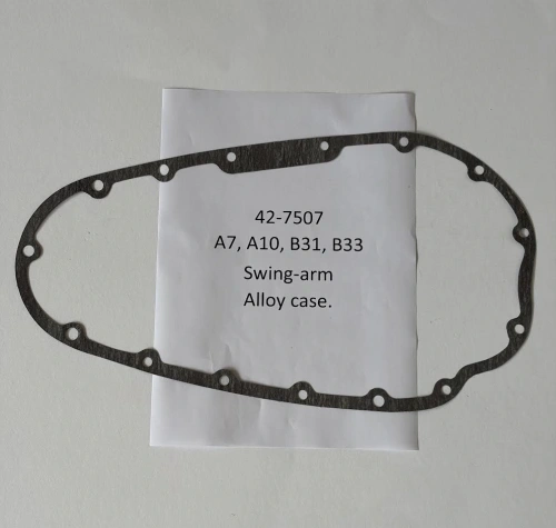 Gasket primary case A10, B33, A7, B31 Swing-arm