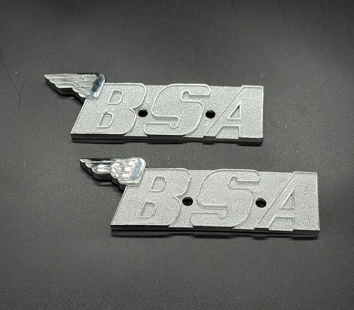 BSA A65 B50 Oif tank badges