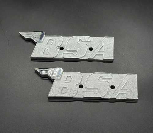 BSA A65 B50 Oif tank badges