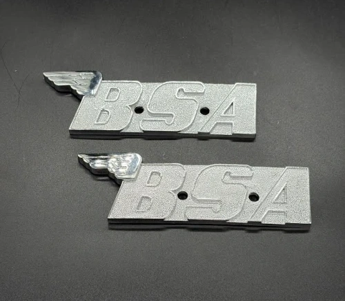 BSA A65 B50 Oif tank badges