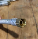 Oil line flexible 300mm 1/4 x 1/4