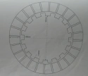 Clutch plate friction AMC, Norton single sided