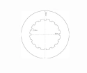 Clutch plate steel CP, Burman, B52