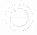 Clutch plate steel Ariel, Panther