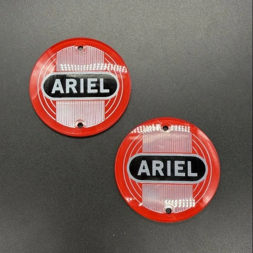 Ariel tank badges Red