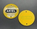 Ariel tank badges Yellow