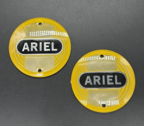 Ariel tank badges Yellow