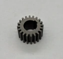 Timing pinion on flywheel axle