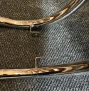 Exhaust pipes BSA A7 rigid or plunger frame