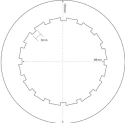 Steel clutch plate 57-1363