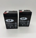 2x battery 6v 6Ah (12v6Ah)