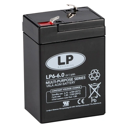 Battery 6 volt 6 amp. maintenance-free