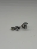 Mudguard bolts/nuts (2) chrome
