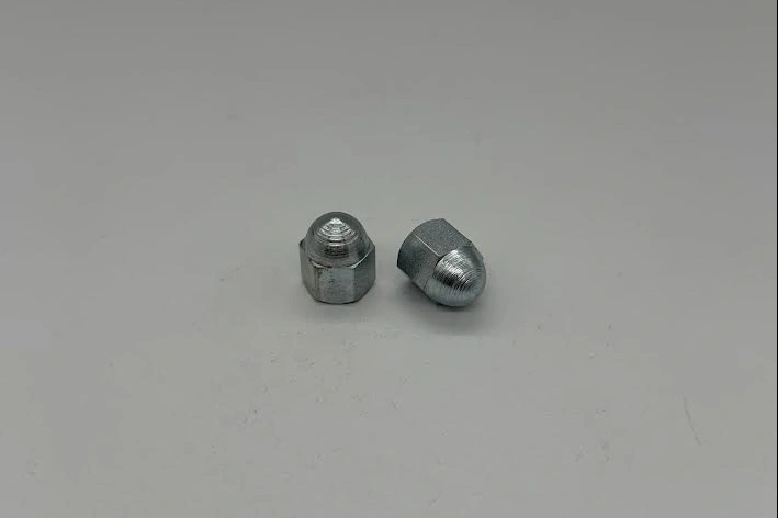 Domed nuts(2) lower triple clamp, various BSA