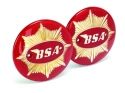 BSA Gold Star Tank badges Red