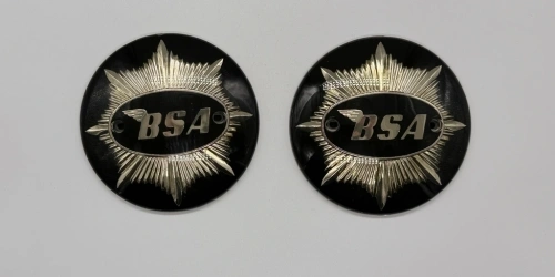 BSA Gold Star Tank badges 