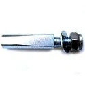 Cotter pin kickstart crank