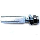 Cotter pin kickstart crank
